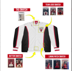 Michael Jordan 1990-91 Chicago Bulls Championship Game Worn Jacket Swatch Mystery Box
