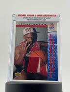 Michael Jordan 1990-91 Chicago Bulls Championship Game Worn Jacket Swatch Mystery Box
