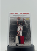 Michael Jordan 1990-91 Chicago Bulls Championship Game Worn Jacket Swatch Mystery Box